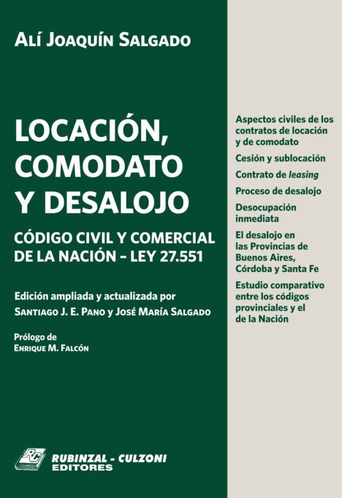 Locación, Comodato Y Desalojo - Salgado - Imagen 1