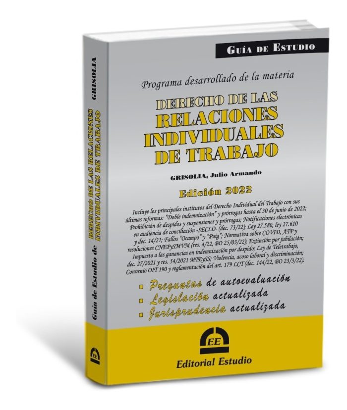 Guía De Relaciones Individuales Del Trabajo -última Edición- - Imagen 1