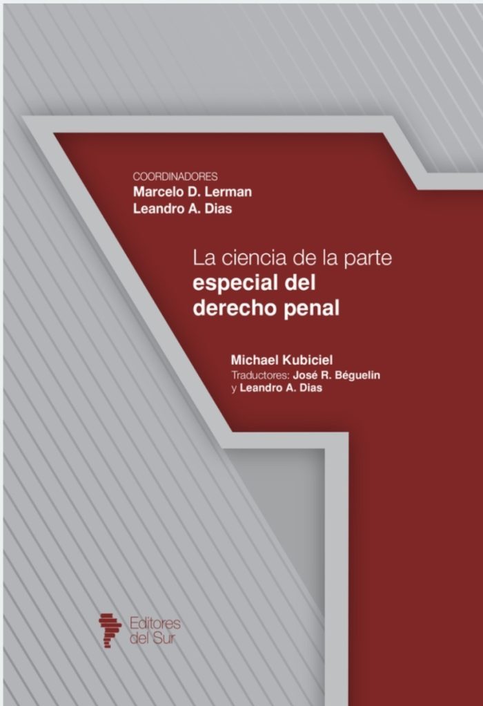 La Ciencia De La Parte Especial Del Derecho Penal - Imagen 1