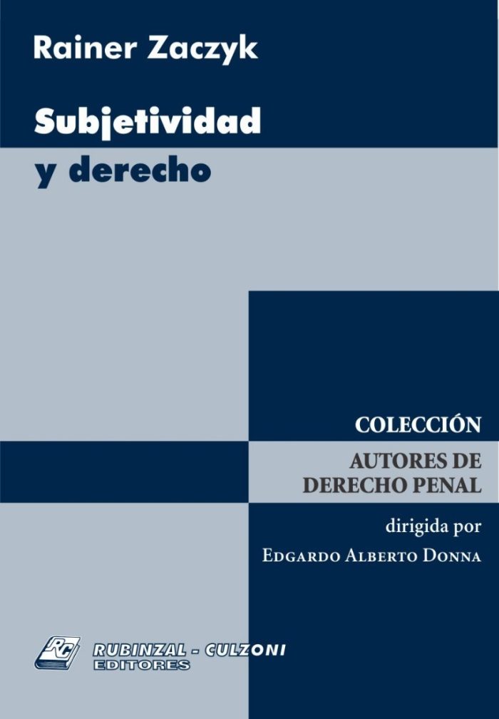 Subjetividad Y Derecho - Ediciones Dyd - Imagen 1