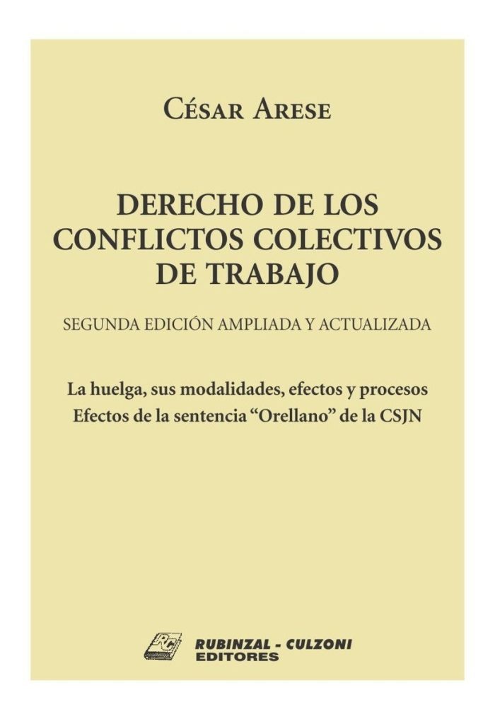 Derecho De Los Conflictos Colectivos De Trabajo - Imagen 1