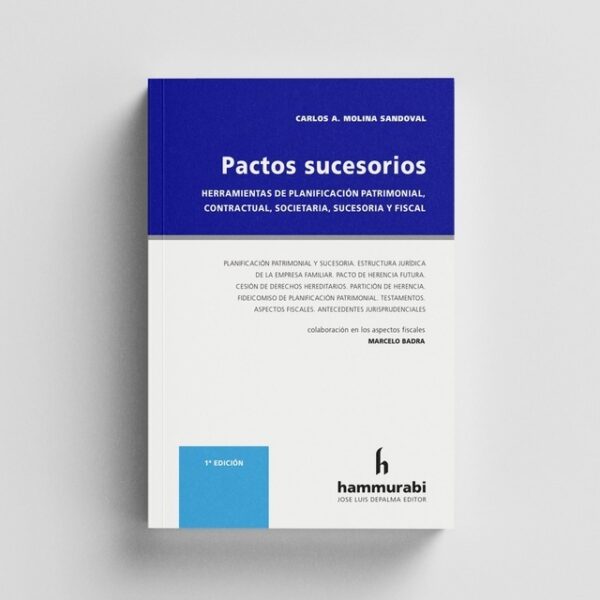 Pactos Sucesorios - Molina Sandoval