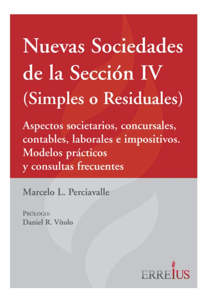 Nuevas Sociedades De La Sección Iv (simples O Residuales) - Imagen 1