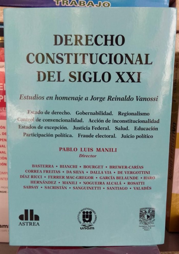 Manili Derecho Constitucional Siglo Xxi. Homenaje A Vanossi - Imagen 1