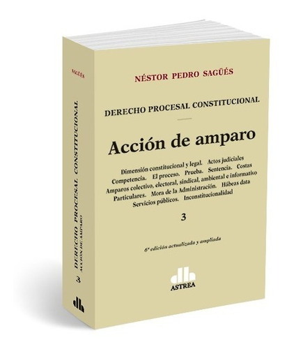 Acción De Amparo, De Néstor Pedro Sagues. Editorial Astrea, Tapa Blanda En Español, 2022
