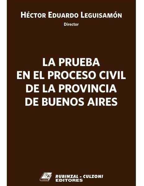 La Prueba En El Proceso Civil De La Provincia De Bs As