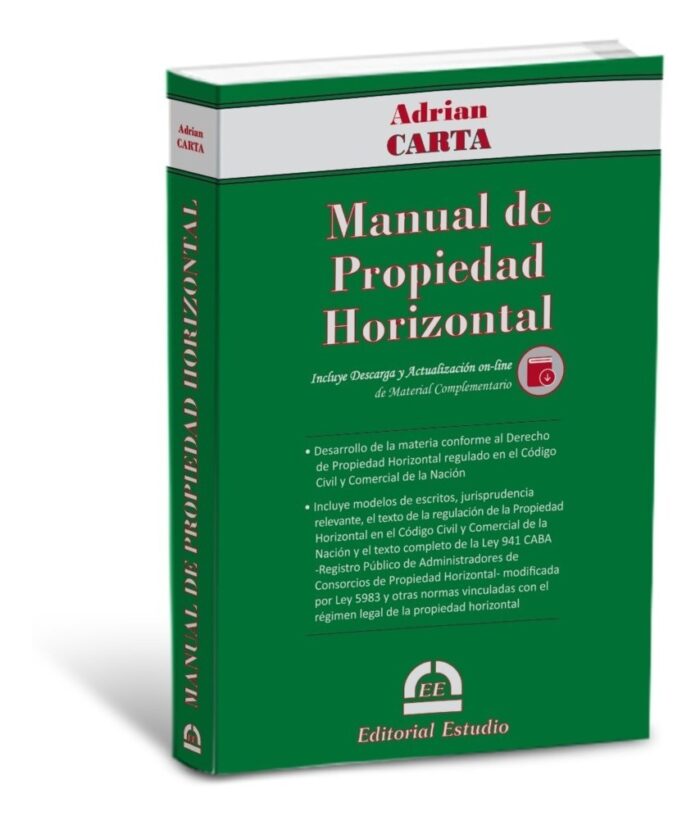 Manual De Propiedad Horizontal - Adrian Carta - Estudio - Imagen 1