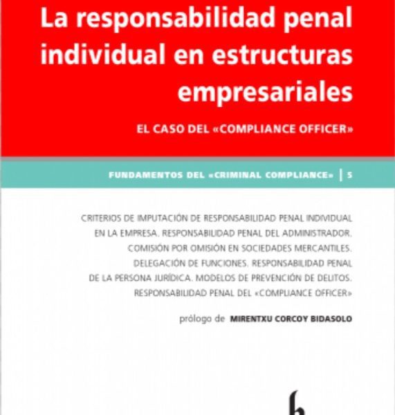 Responsabilidad Penal Individual Estructuras Empresariales