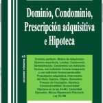 Dominio Condominio Prescripción Adquisitiva Hipoteca Bustos