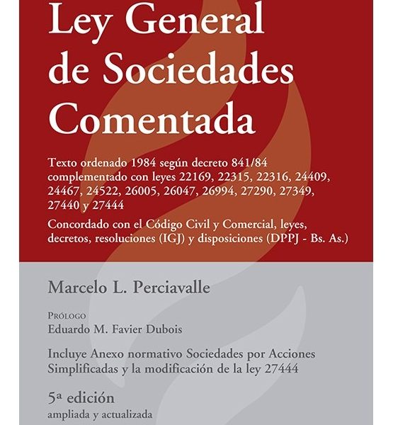 Ley General De Sociedades Comentada