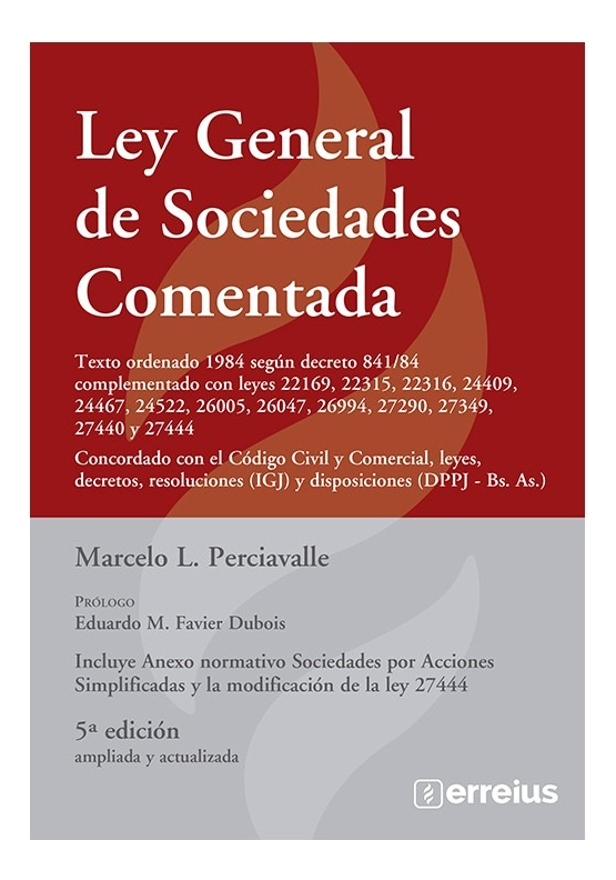 Ley General De Sociedades Comentada - Ediciones Dyd