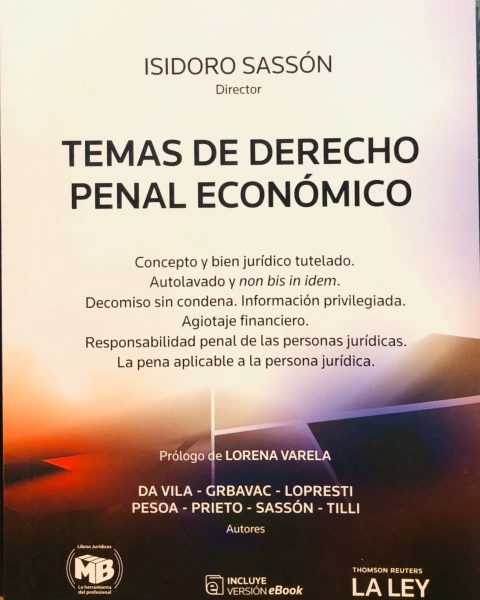 Temas De Derecho Penal Economico - Isidoro Sassón