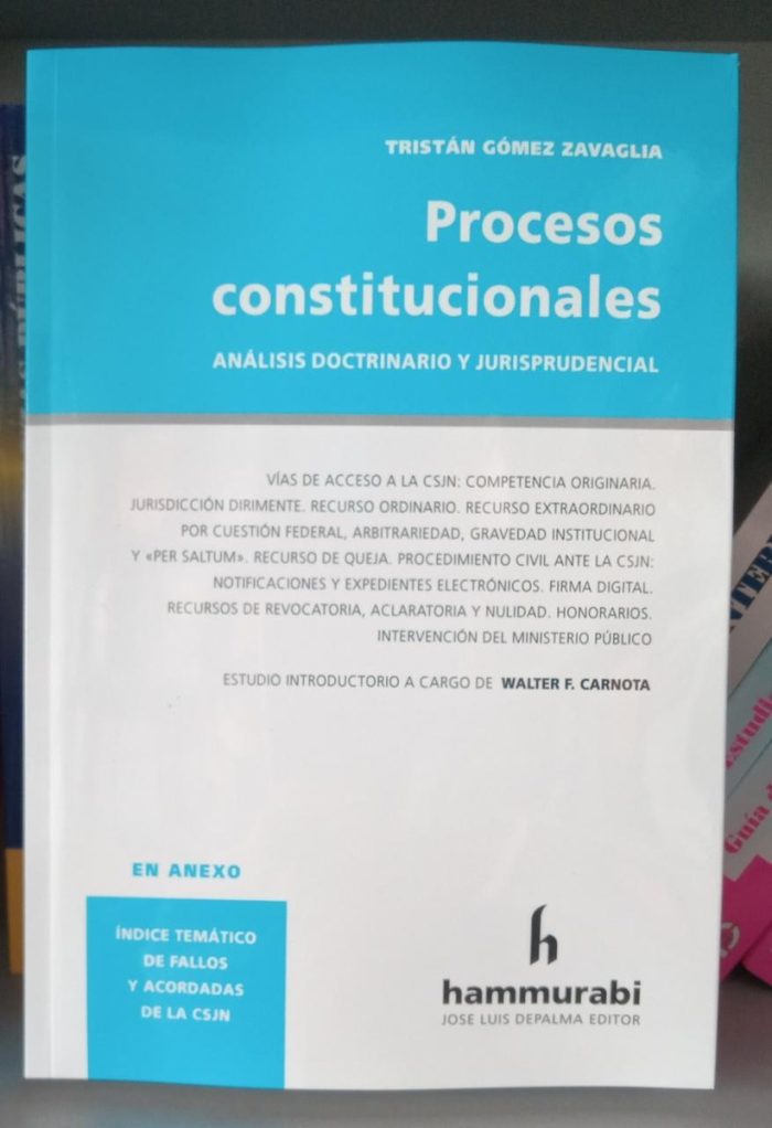 Procesos Constitucionales / Tristán Gómez Zavaglia - Imagen 1