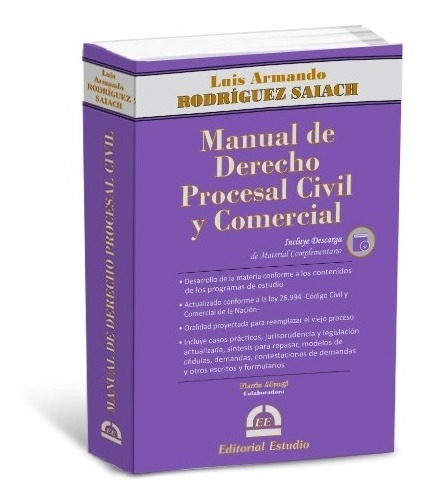 Manual De Derecho Procesal Civil Y Comercial - Ediciones Dyd