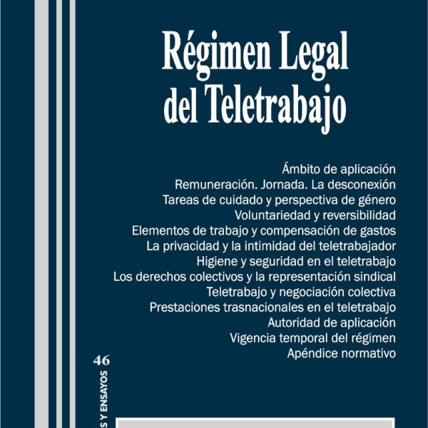 Régimen Legal Del Teletrabajo
