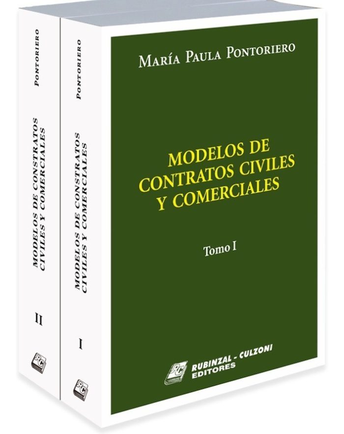 Modelos De Contratos Civiles Y Comerciales. 2 Tomos - Imagen 1