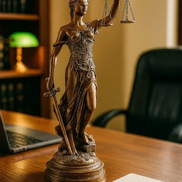 Estatua de la Justicia - Petit Bronce - Regalo para Abogados