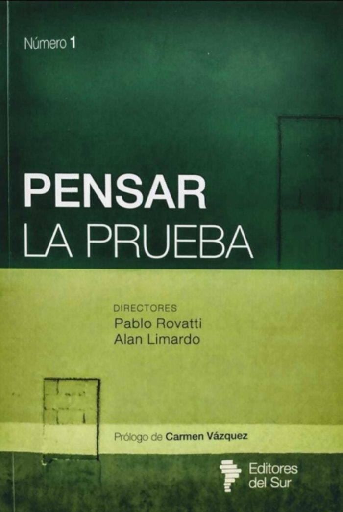 Pensar La Prueba / Rovatti - Limardo - Editores Del Sur - Imagen 1