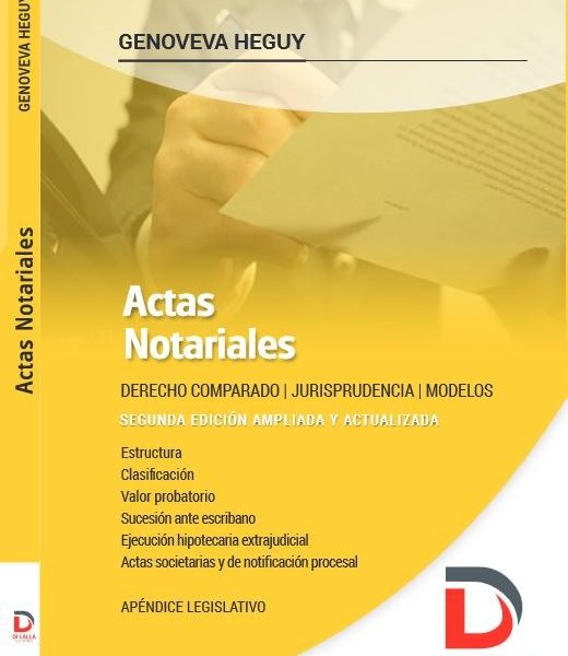 Actas Notariales - Ultima Edicion