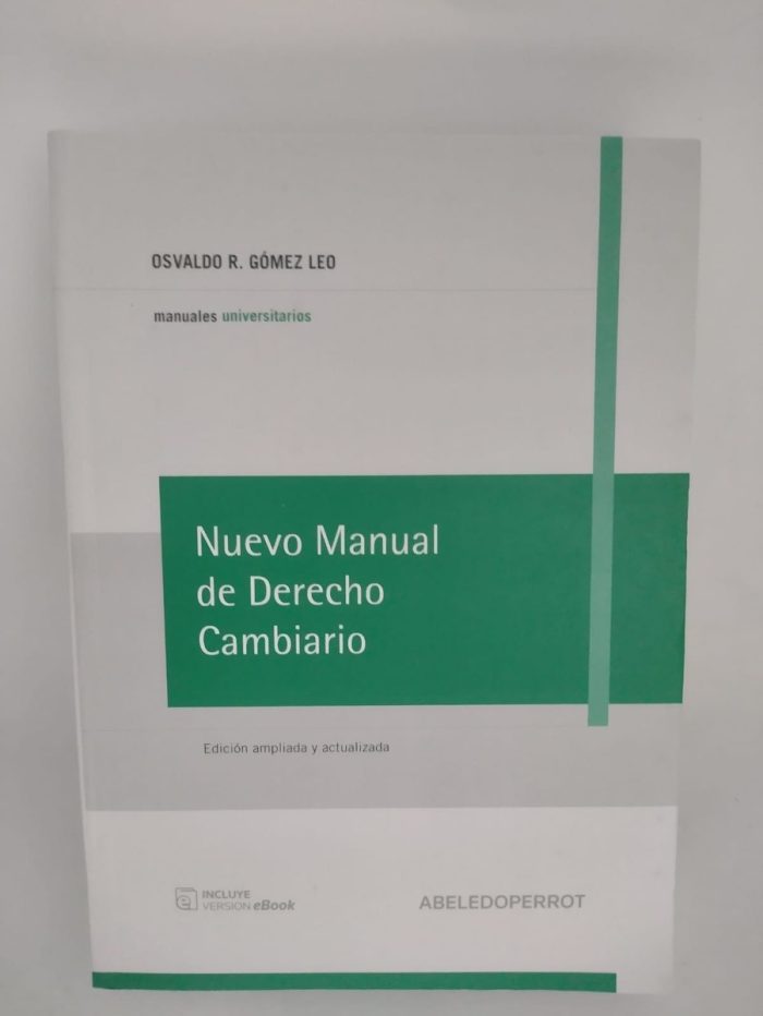 Nuevo Manual De Derecho Cambiario - Imagen 1