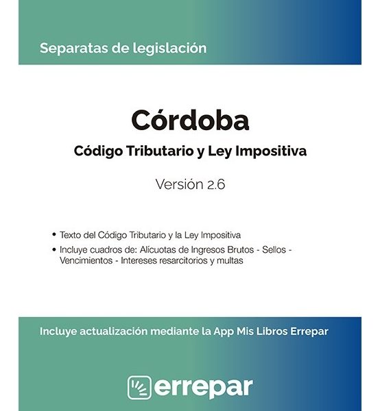 Separata De Córdoba - Código Fiscal Y Ley Impositiva 2.6
