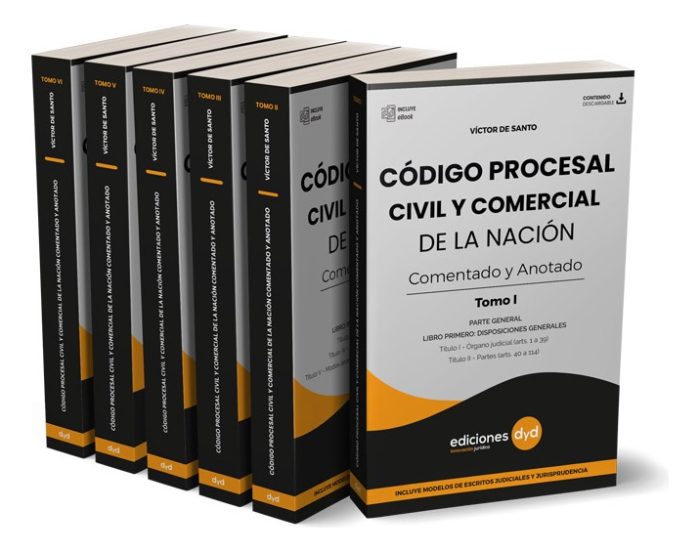 Código Procesal Civil Y Comercial Comentado 6 Tomos (Tapa Rústica ...