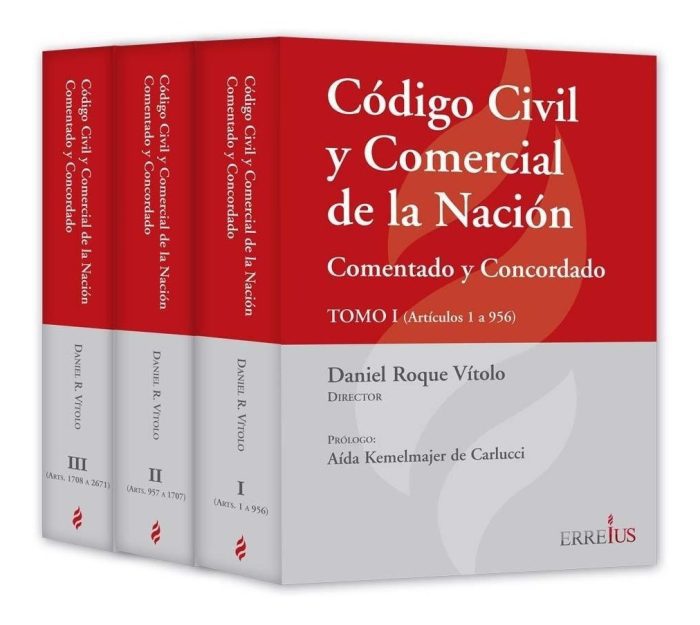 Codigo Civil Y Comercial - Comentado Y Concordado 3 Tomos - Imagen 1
