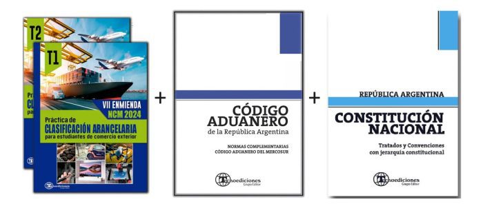 Combo Aduanero Nomenclador + Código Aduanero + Constitución - Imagen 1