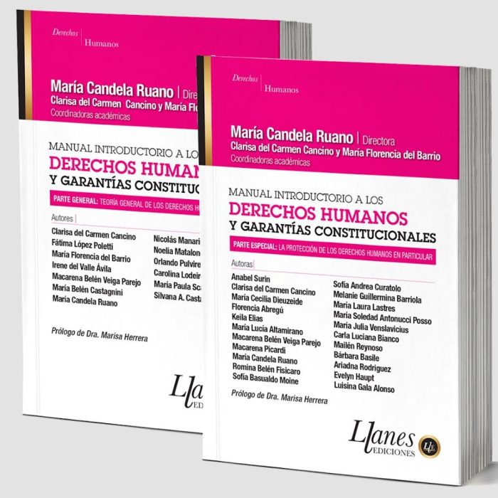 Manual Derechos Humanos Y Garantías Constitucionales - Imagen 1
