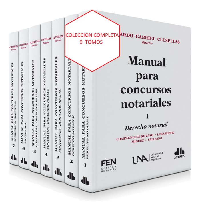 Colección Manual Para Concursos Notariales - Imagen 1