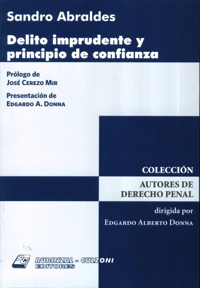 Delito Imprudente Y Principio De Confianza - Imagen 1