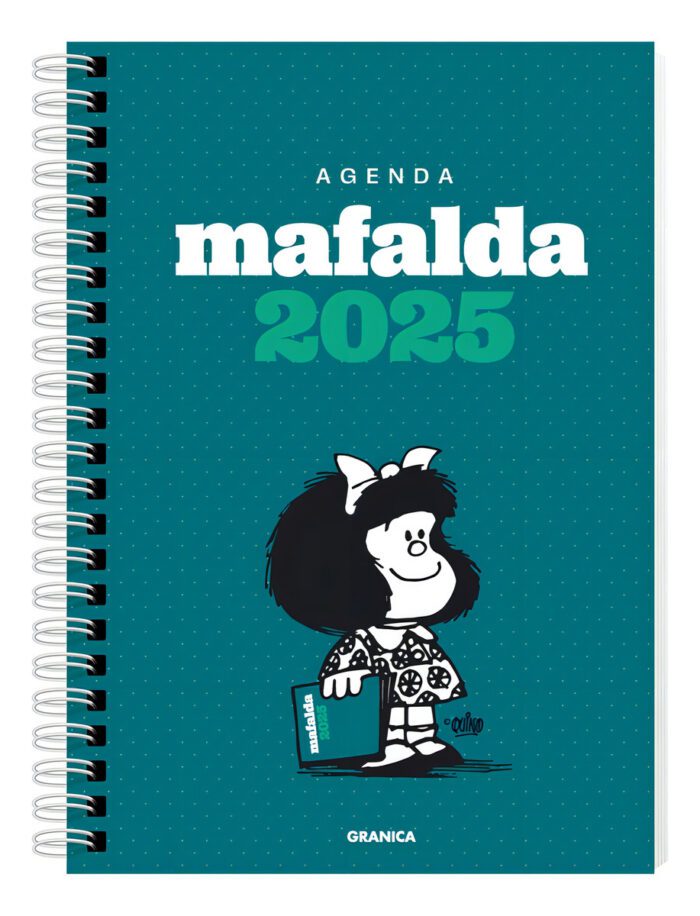 Mafalda 2025 Anillada Columna Verde - Imagen 1