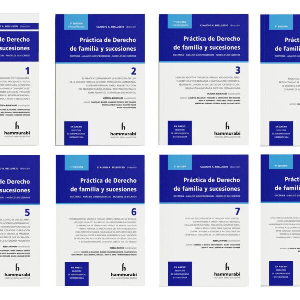 Colección Completa Práctica Derecho De Familia Y Sucesiones