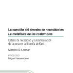 Cuestión Del Derecho De Necesidad En La Metafísica