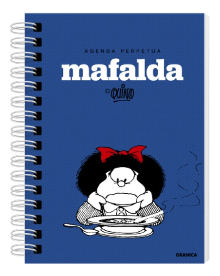 Agenda Mafalda Perpetua - 15 X 11 - 2 Dìas Por Pàgina