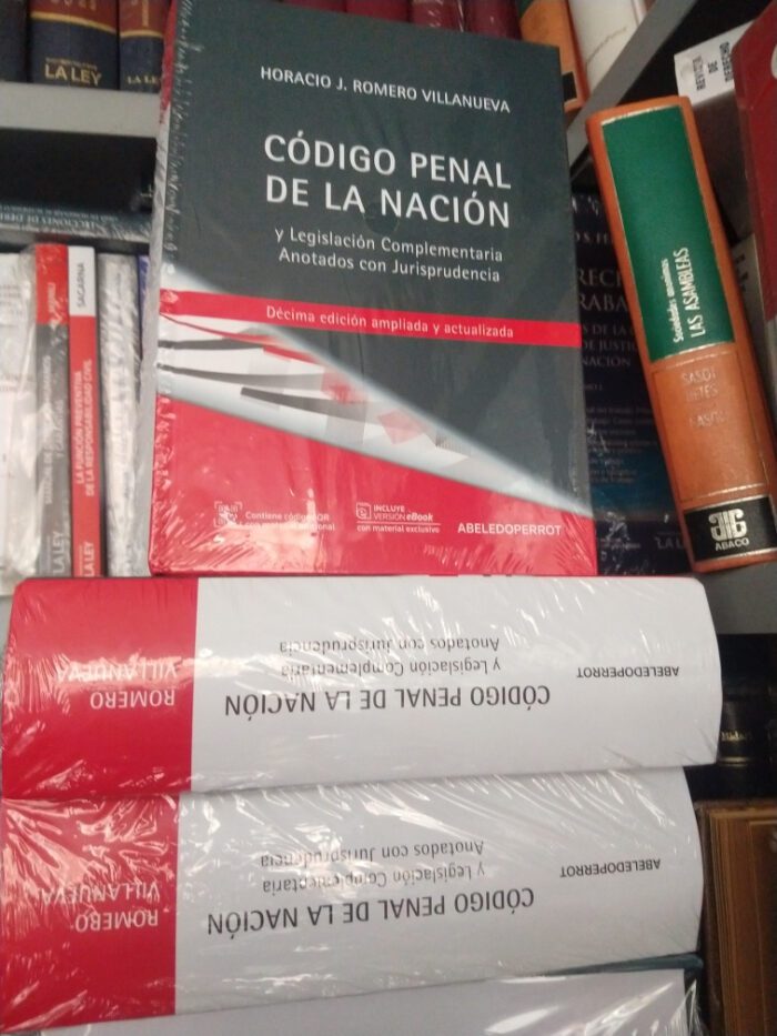 Código Penal De La Nación Comentado: Y Legislación Complementaria Anotado Con Jurisprudencia, De Romero Villanueva - Imagen 1