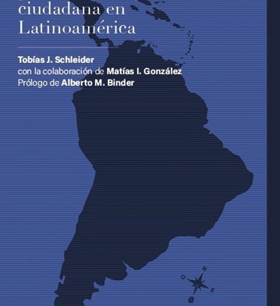 Manual De Políticas Públicas De Seguridad Ciudadana En Latinoamérica, De Tobías J. Schleider. Editorial Didot, Tapa Blanda En Español, 2024