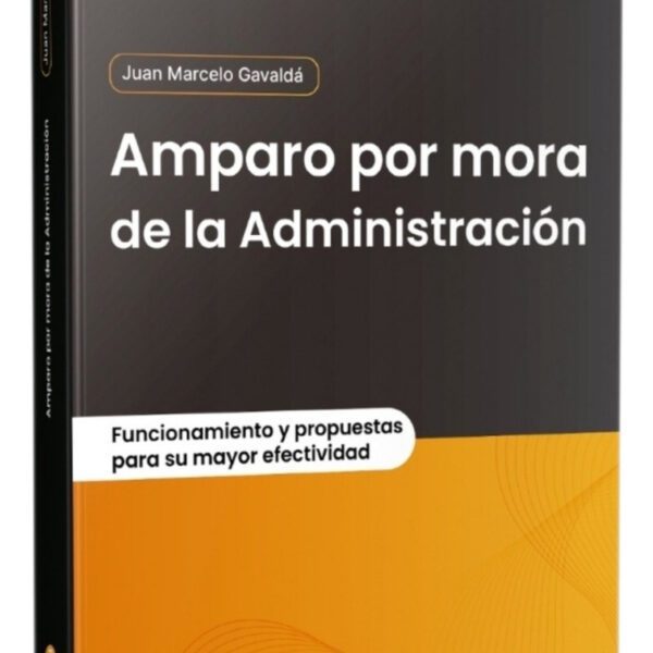 Amparo Por Mora De La Administración: Funcionamiento Y Propuestas Para Su Mayor Efectividad, De Juan Marcelo Gavaldá. Editorial Dyd, Tapa Blanda, Edición 2023 En Español, 2023