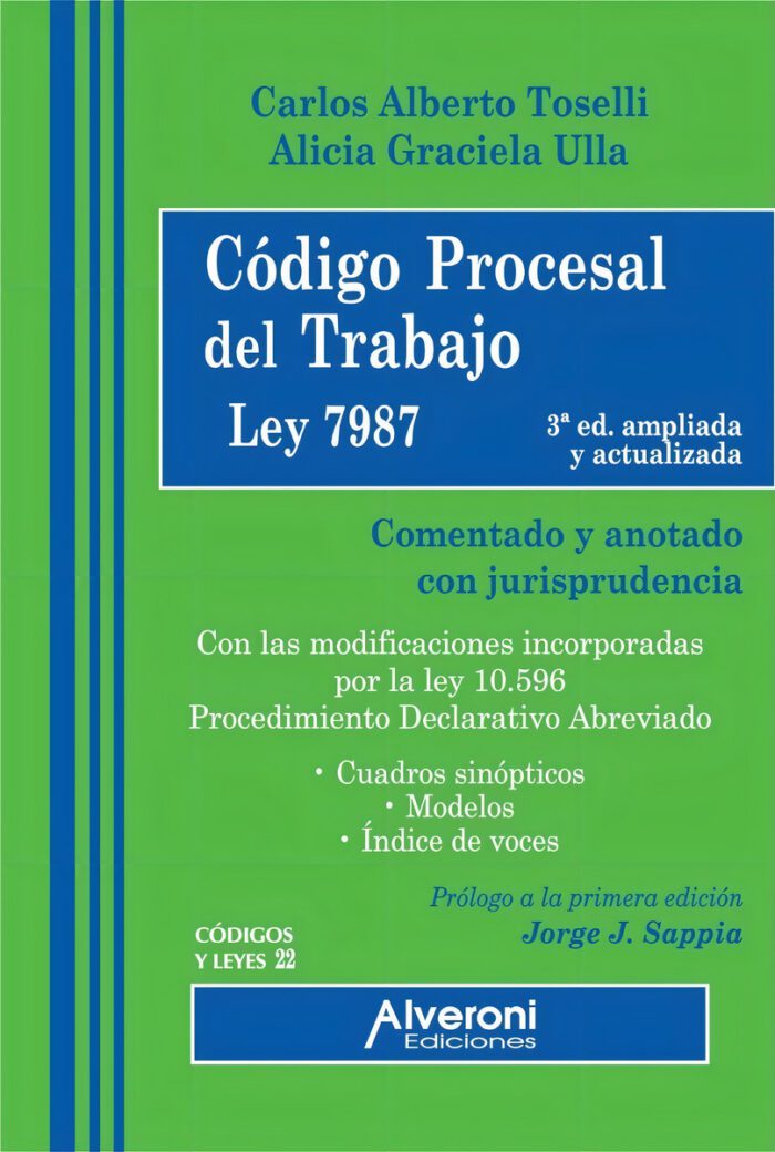 Código Procesal Del Trabajo Ley 7987 - Imagen 1
