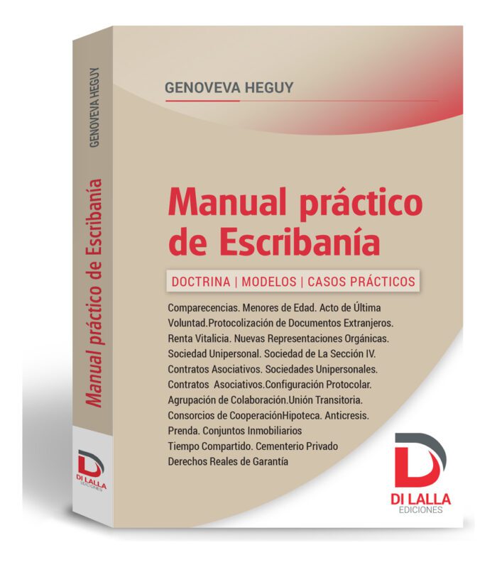 Manual Práctico De Escribanía - Heguy Genoveva - Imagen 1