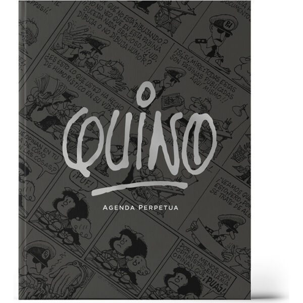 Agenda Quino Perpetua Encuadernada Negra