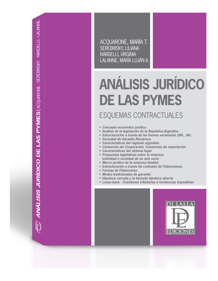 Análisis Jurídico De Las Pymes. Esquemas Contractuales - Imagen 1