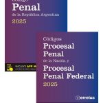 Pack Códigos Penal, Procesal Penal Y Federal 2025