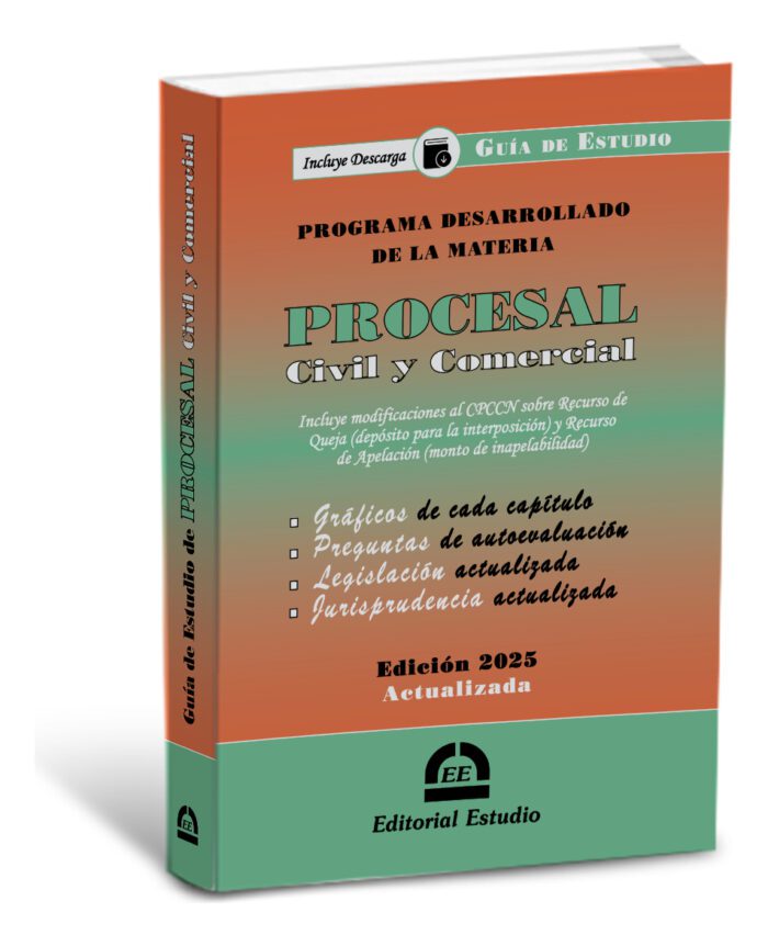 Guía De Estudio De Procesal Civil Y Comercial - Imagen 1