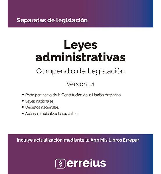 Separata Compendio Leyes Administrativas Versión 1. 1