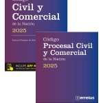 Pack Códigos Civil Y Procesal Civil Comercial Nación 2025