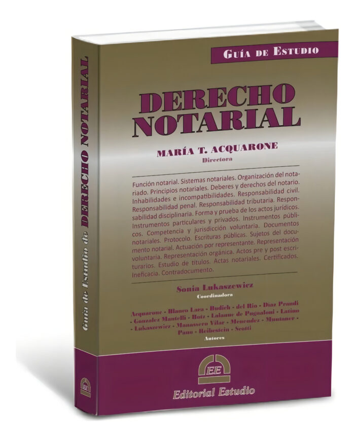 Guía De Estudio Derecho Notarial - Imagen 1
