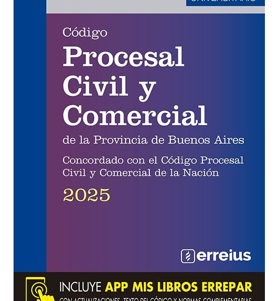 Código Procesal Civil Provincia De Bs As Universitario 2025