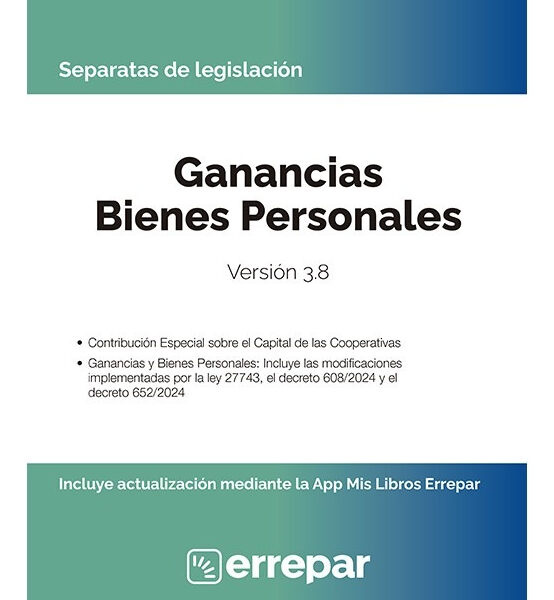 Separata Ganancias Bienes Personales 3.8