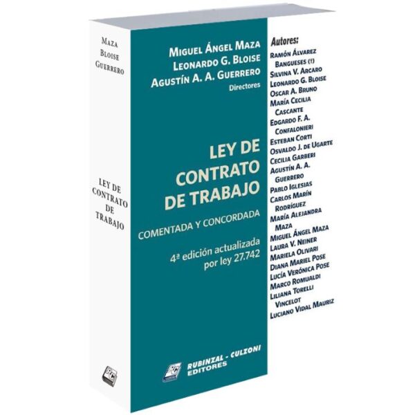 Ley de Contrato De Trabajo Comentada y Concordado